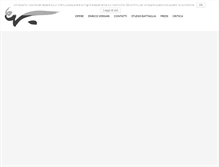 Tablet Screenshot of enricoversari.com